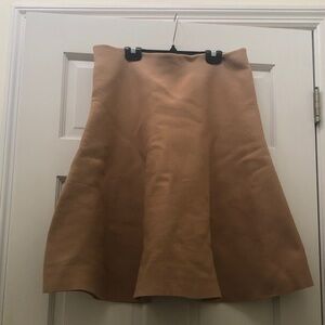 Chic Tan Midi Skirt for Women